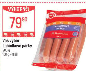 Párky lahůdkové Váš Výběr