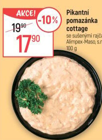 Pomazánka Cottage pikantní