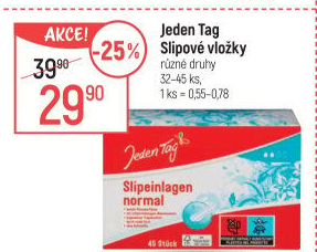 Slipové vložky Jeden Tag