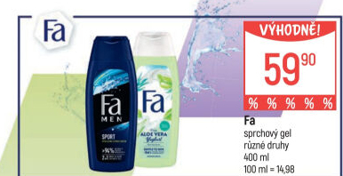 Sprchový gel krémový Fa