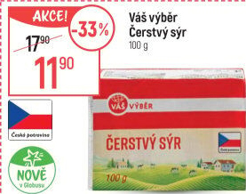 Sýr čerstvý Váš Výběr