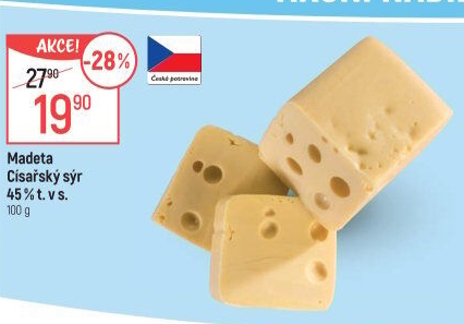 Sýr Císářský 45% Madeta