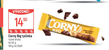 Tyčinka cereální BIG Corny