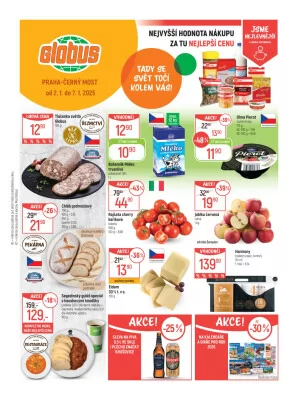 akční leták Globus 2.1.2025-7.1.2025