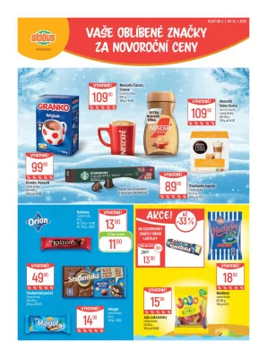 akční leták Globus 2.1.2025-7.1.2025