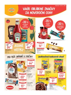 akční leták Globus 2.1.2025-7.1.2025