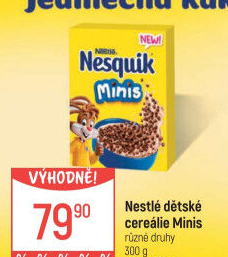 Cereálie Nesquik minis Nestlé