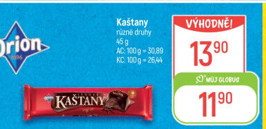 Ledové kaštany Orion