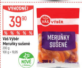 Meruňky sušené Váš Výběr