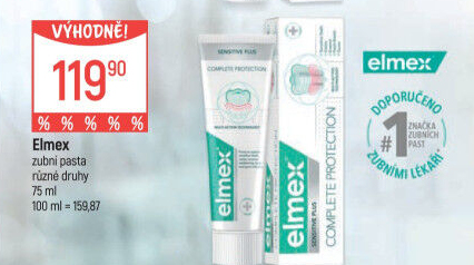 Pasty na zuby Elmex