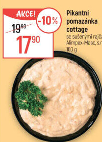 Pomazánka Cottage pikantní