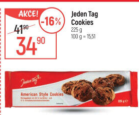 Sušenky Cookies Jeden Tag