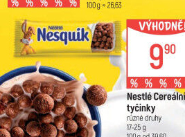 Tyčinka cereální Nestlé