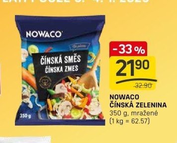 NOWACO ČÍNSKÁ ZELENINA 350 g, mražené