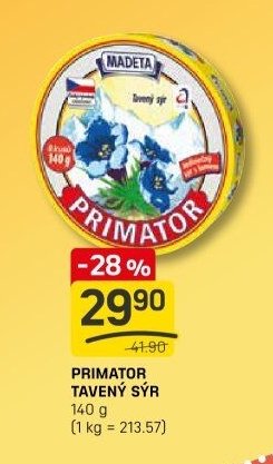 PRIMATOR TAVENÝ SÝR 140 g