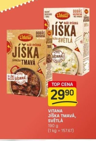 VITANA JÍŠKA TMAVÁ, SVĚTLÁ 190 g