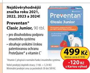 Doplněk stravy Junior Clasic Preventan