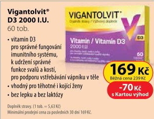 Doplněk stravy tobolky Vigantolvit D3
