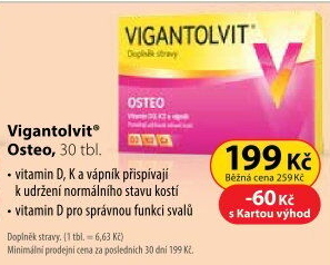Doplněk stravy Vigantolvit Osteo
