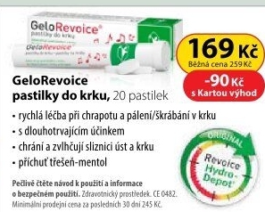 Pastilky do krku GeloRevoice