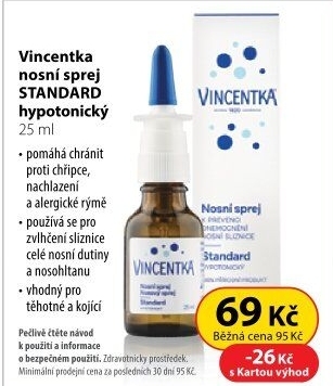 Sprej nosní Vincentka