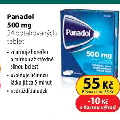 Tablety proti horečce a bolesti Novum Panadol