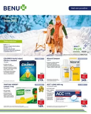 akční leták BENU Lékárna 1.1.2025-31.1.2025