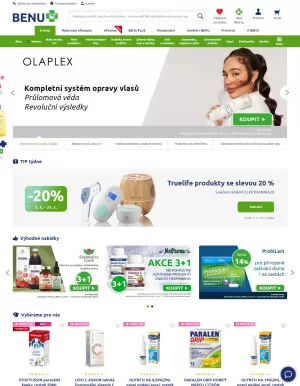 akční leták BENU Lékárna 1.1.2025-7.1.2025