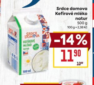 Srdce domova Kefírové mléko natur