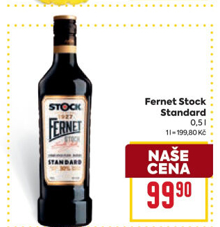 Fernet Stock Standard - BILLA akcniletaky.com