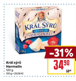 Sýr Hermelín Král sýrů