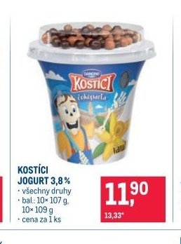 KOSTÍCI JOGURT 3,8%
