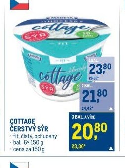 Cottage čerstvý sýr