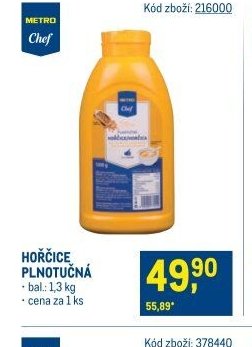 HOŘČICE PLNOTUČNÁ