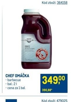 CHEF OMÁČKA barbecue
