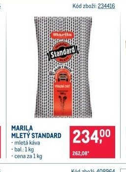 MARILA MLETÝ STANDARD