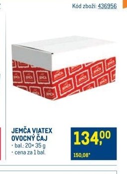 JEMČA VIATEX OVOCNÝ ČAJ