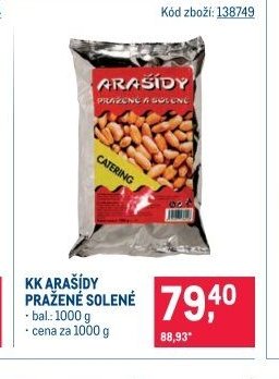 KK ARAŠÍDY PRAŽENÉ SOLENÉ