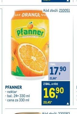 PFANNER nektar