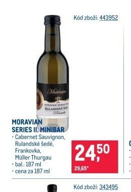 MORAVIAN SERIES II. MINIBAR