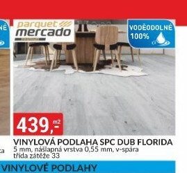 VINYLOVÁ PODLAHA SPC DUB FLORIDA