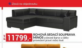 ROHOVÁ SEDACÍ SOUPRAVA MINOS