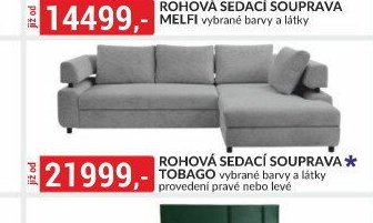 ROHOVÁ SEDACÍ SOUPRAVA TOBAGO