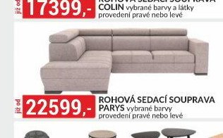 ROHOVÁ SEDACÍ SOUPRAVA PARYS