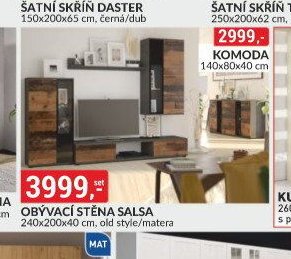 OBÝVACÍ STĚNA SALSA