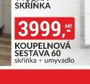 KOUPELNOVÁ SESTAVA 60 skříňka + umyvadlo