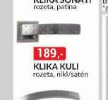 Klika Kuli, rozeta, nikl/satén