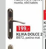 Klika Dolce 2, BB72, patina mat
