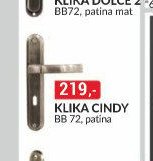 Klika Cindy, BB 72, patina
