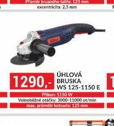 Úhlová bruska WS 125-1150 E